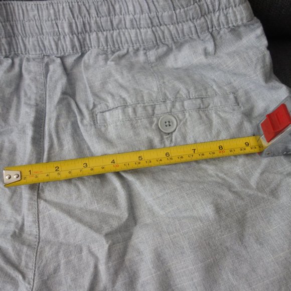 H&M L.O.G.G. Label of Graded Goods Gray with Blue 100% Cotton Size M Shorts - Picture 11 of 15